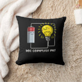 Coussin Science Physique Vous Me Complétez Drôle Plaisante (Couverture)