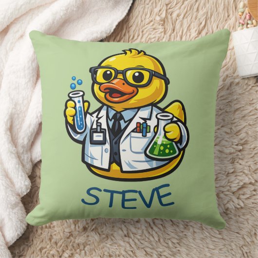 Coussin Scientifique Canard en Caoutchouc (Couverture)