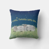 Coussin Scintillement de scintillement peu de moutons de (Verso)