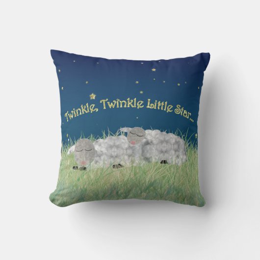 Coussin Scintillement de scintillement peu de moutons de (Recto)