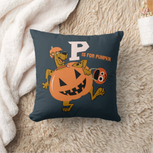 Coussin Scooby-Doo P est pour le Citrouille