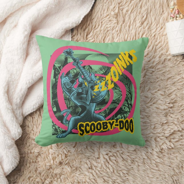 Coussin Scooby-Doo Zoinks Punk Guitare Graphisme (Couverture)
