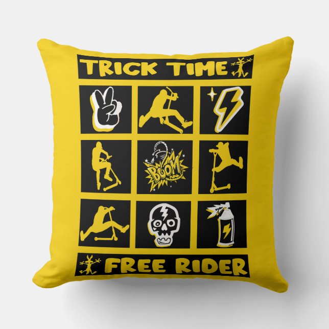 Coussin Scooter Freestyle Trick (Recto)