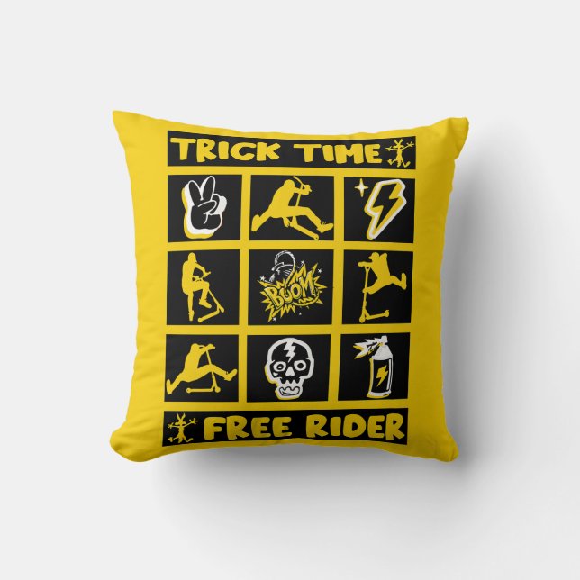 Coussin Scooter Freestyle Trick (Recto)