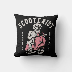 Coussin scootériste votre slogan ici