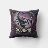 Coussin Scorpio "Power in Mystery" Jetez l'oreiller (Verso)