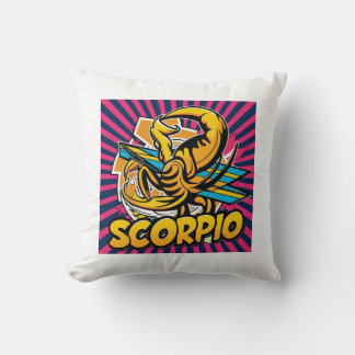 Coussin Scorpio Vibes Zodiac Design (Style BD)