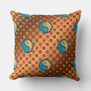 Coussin Scorpion & Dragon de Feu