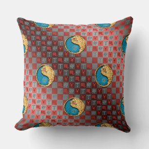 Coussin Scorpion & Lapin de Feu