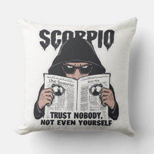Coussin Scorpion Ne Fait Confiance à Personne Drôle Graphi
