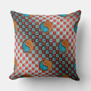 Coussin Scorpion & Serpent de Bois