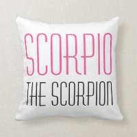 Scorpion Texte Scorpion Zodiac Initiales Blanc