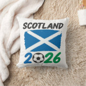 Coussin Scotland 2026 Soccer Fan Design / Saltire and Foot (Couverture)