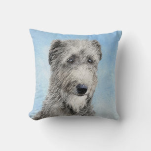 Coussin Scottish Deerhound Peinture - Cute Original Chien 