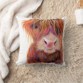 Coussin SCoTTiSH HigHLaND CoW ' THe KiD 2 ' par SHiRLeY Ma (Couverture)