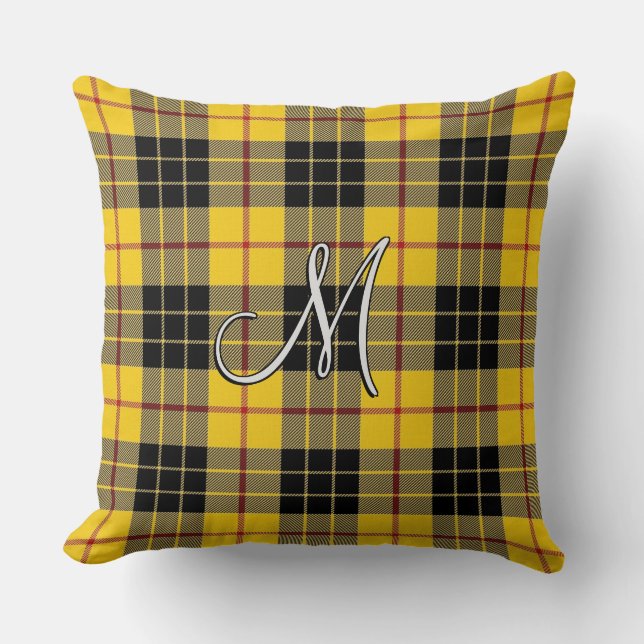 Coussin Scottish Home Clan MacLeod de Lewis Tartan Plaid (Recto)