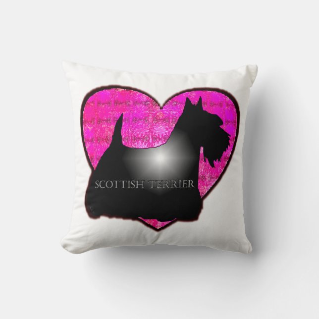 Coussin Scottish Terrier (Recto)