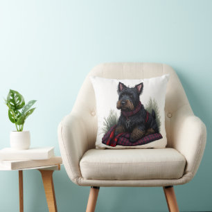 Coussin Scottish terrier dog