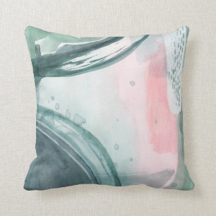 Coussin Scribe en pastel - aquarelle