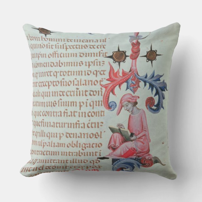 Coussin Scribe ou chroniqueur, probablement un (Recto)