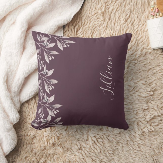 Coussin Script de nom du port de Cassis élégant (Couverture)