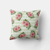 Coussin Script de photo de couple floral Citation d'amour (Verso)