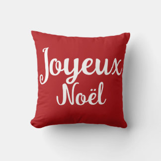 Coussin Script  Merry Christmas 