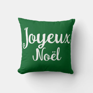 Coussin Script  Merry Christmas 