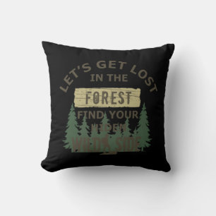 Coussin Se perdre dans la forêt