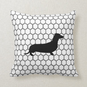 Coussin Se précipiter le teckel
