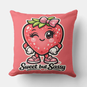 Coussin Se Sentant Fruitée - Douce mais Sassy - Amis Foodi
