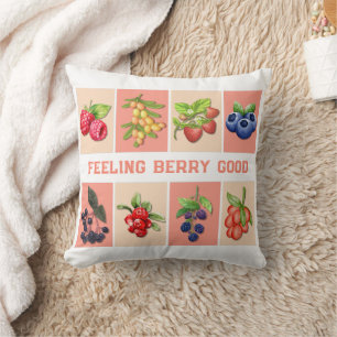 Coussin SE SENTIR TRÈS BERRY Personnalisable Fraise