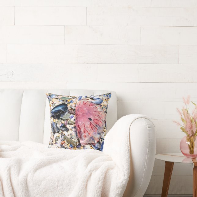 Coussin Sea Shells Jellyfish Ocean Beach Vue (Canapé)