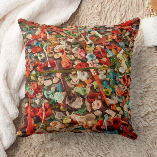 Coussin Seattle Gum Wall (Couverture)