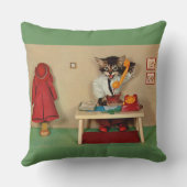 Coussin secrétaire tabby kitten (Verso)