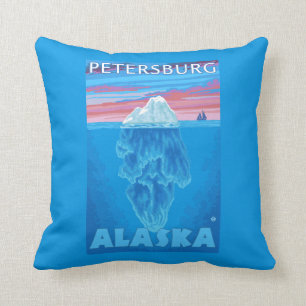 Coussin Section transversale d'iceberg - Pétersbourg,