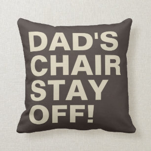Coussin Séjour de la chaise du papa outre de Tan Brown