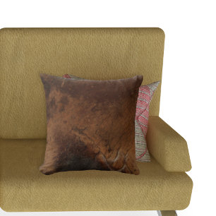 Coussin Selle Faux en cuir