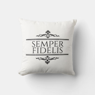 Coussin Semper Fidelis