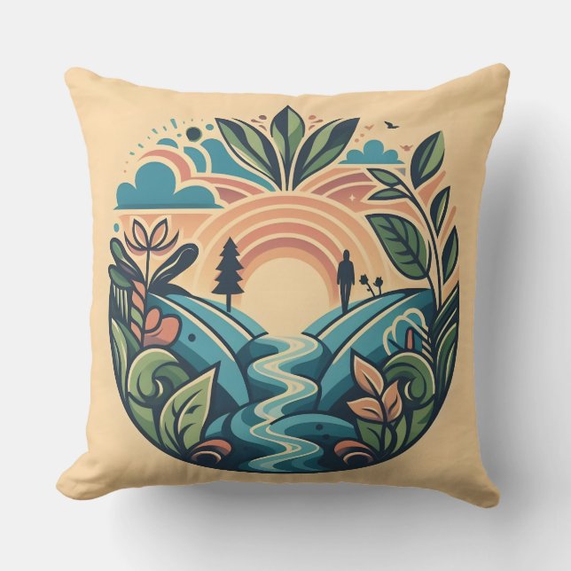 Coussin Sensibilisation à la santé mentale (Recto)