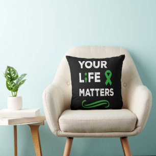 Coussin Sensibilisation à la santé mentale Votre vie compt