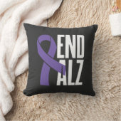 Coussin Sensibilisation À L'ALZ De Fin Classique Et Au Rub (Couverture)