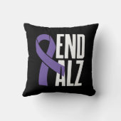 Coussin Sensibilisation À L'ALZ De Fin Classique Et Au Rub (Verso)