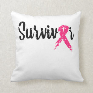 Coussin Sensibilisation au cancer du sein des survivants