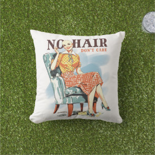 Coussin Sensibilisation au cancer pour les femmes chauves