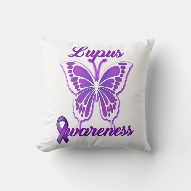 Coussin Sensibilisation au lupus (Recto)
