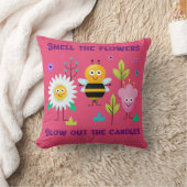 Coussin Sentez les fleurs soufflez les bougies (Couverture)