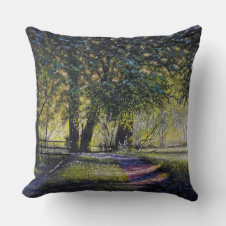 Coussin Sentier à travers la campagne"