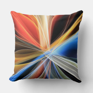Coussin Sentiers Abstraits à longue exposition