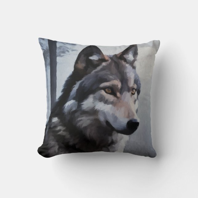 Coussin Sentinelle au clair de lune (Recto)